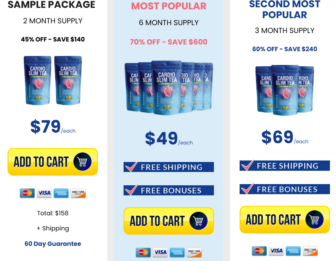 Cardio Slim Tea order now